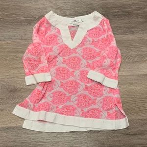 Girls 2T Fish Print Tunic / Coverup